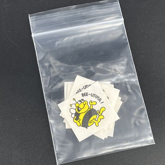 VTG TREND MATTE Scratch and Sniff Stinky Stickers Honey, BEE-UITIFUL Lot Of 8 - Picture 8 of 8